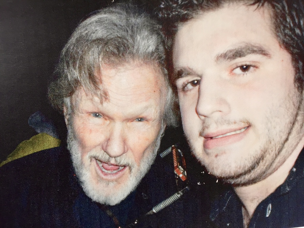Shawn Lopp with Kris Kristofferson